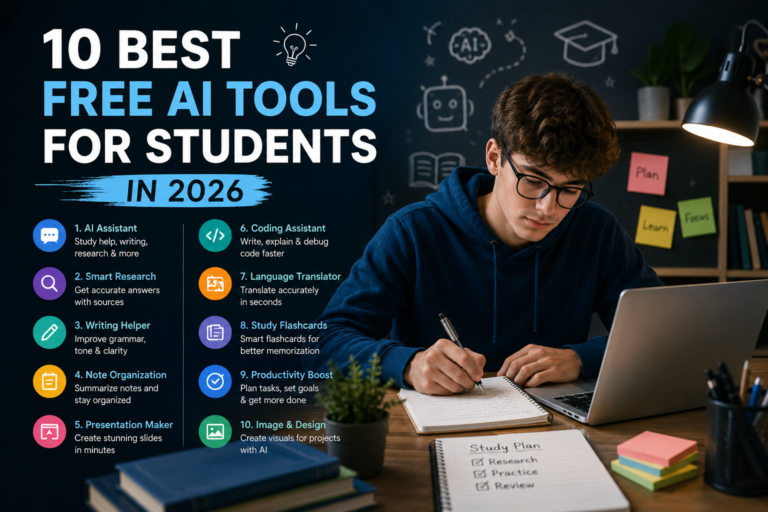 10 Best Free AI Tools for Students in 2026