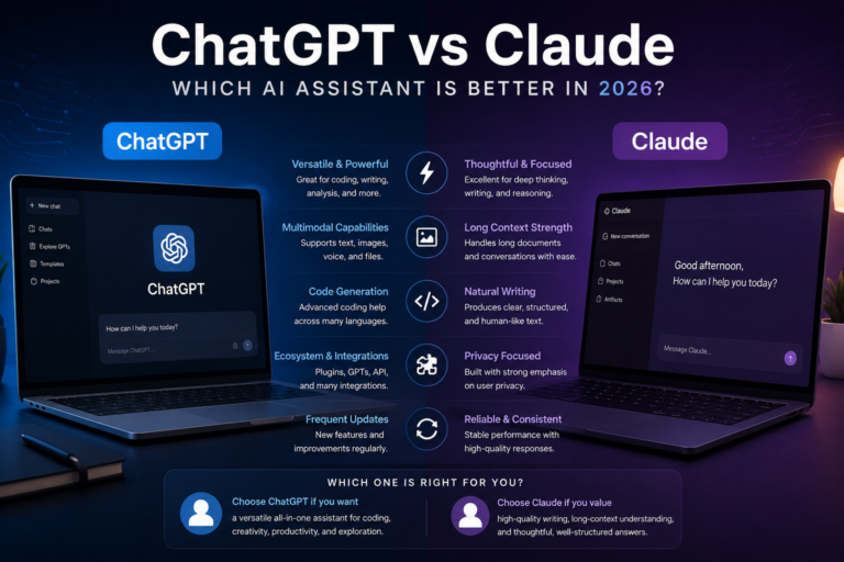 ChatGPT vs Claude: Which AI Assistant Is Better in 2026?